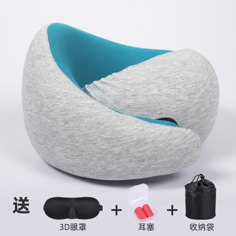 Picture of Travel U-shaped Aircraft Pillow Cervical Cervical Neck Protection Pillow Memory Foam U-shaped Pillow Collectable Folding Pillow
