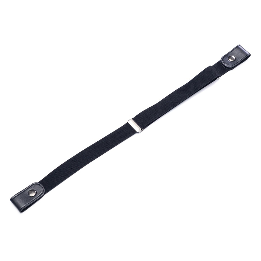Punch-Free Lazy Belt Simple Unisex Student Invisible Belt Non-Buckle Elastic Jeans Belt