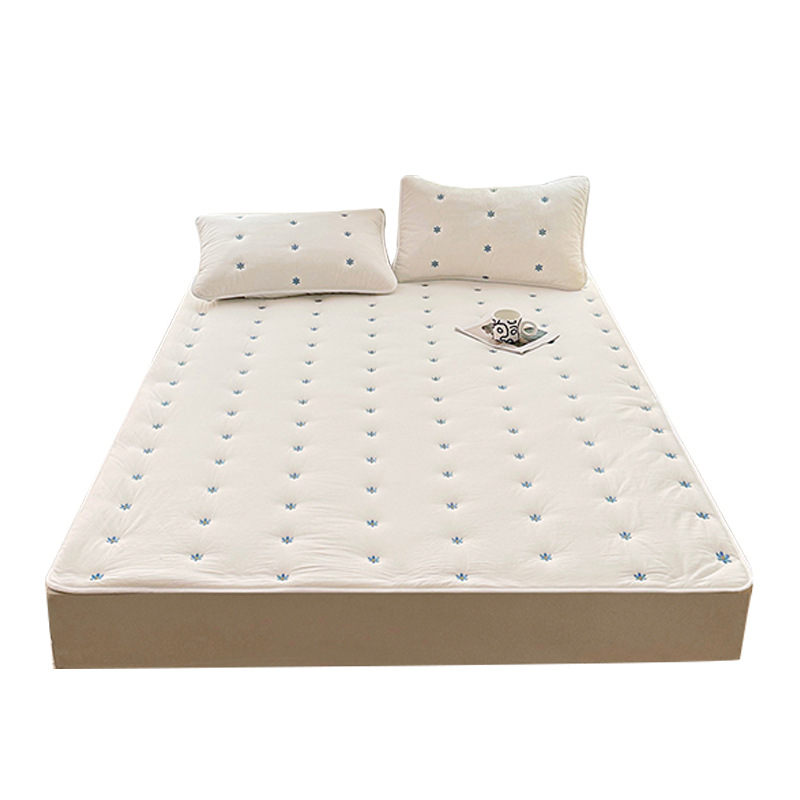 Picture of Pure Soy Fiber Foldable Mattress Cover Student Soft Cushion Thin Mattress Quilt Removable Protective Pad