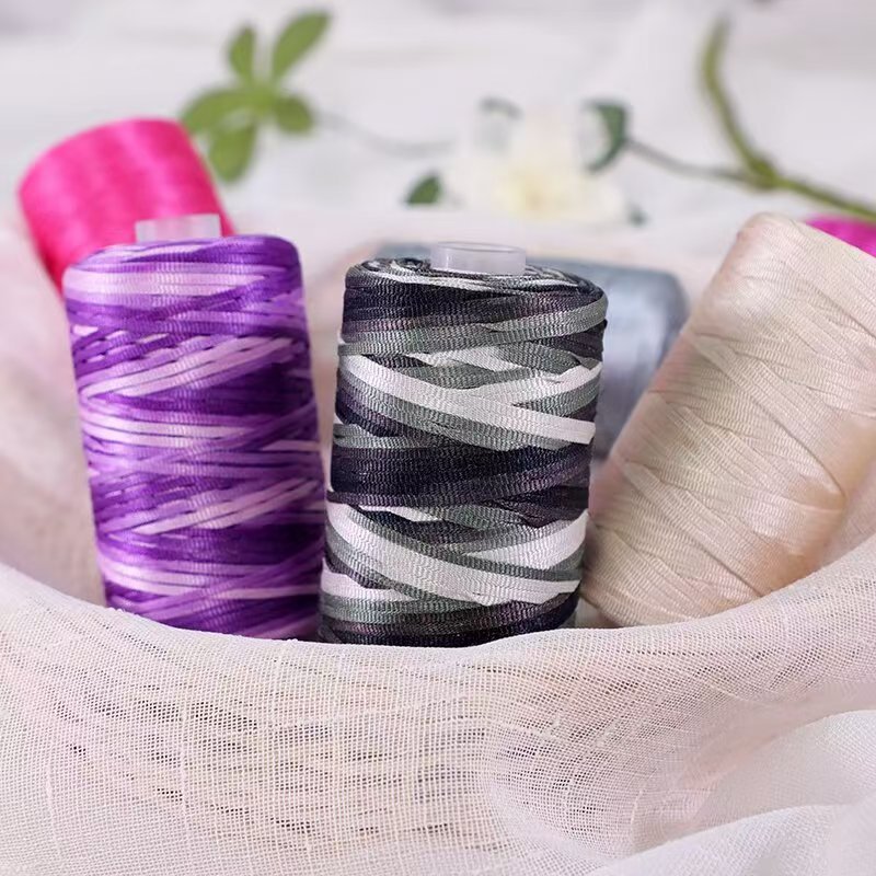 New mercerized cotton hemp ice silk thread hand-woven hat wool group cushion clothes twine clearance wholesale