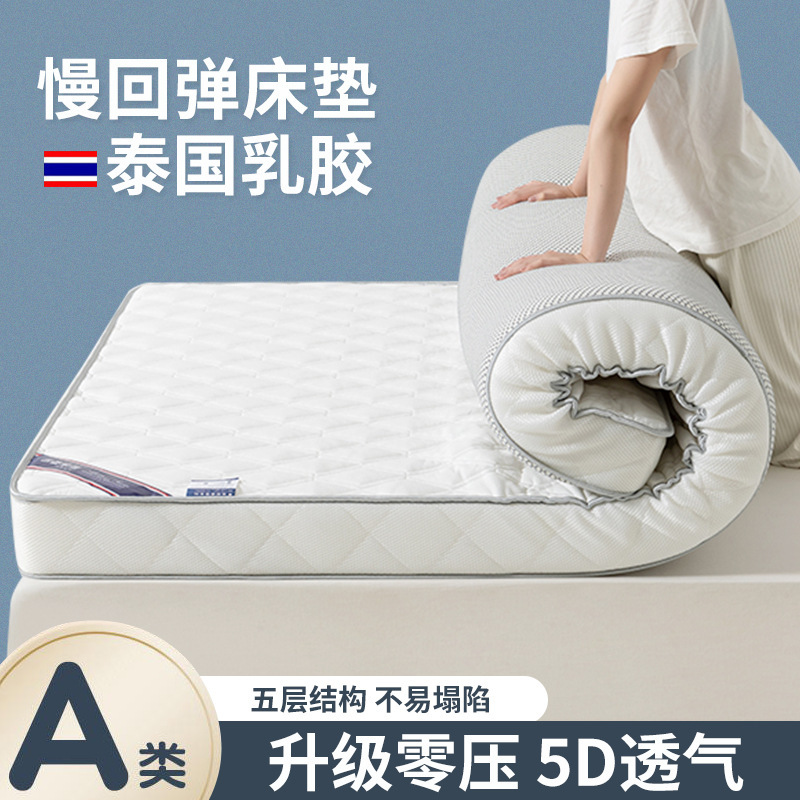 New Upgraded Latex Mattress Rental House Home Floor Sleeping Mat Student Thickened Tatami Mattress Dormitory Cushion Wholesale