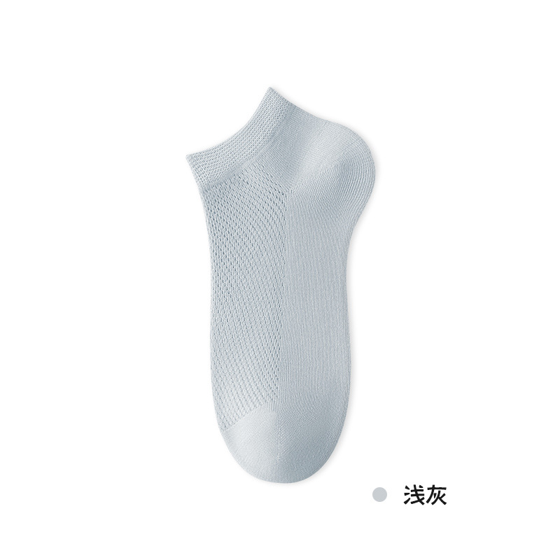 Picture of Socks Women's Boat Socks Do Not Fall with Pure Cotton Women's Socks Summer Thin Mesh Socks Sweat Absorbing Deodorless Bone-free Socks Zhuji Hosiery