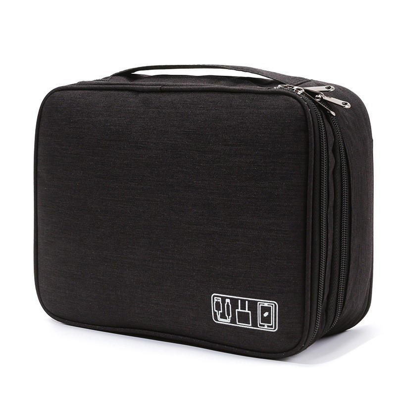 Picture of Cationic Data Cable Storage Bag Digital Accessories Storage Bag Charging Treasure Headset Storage Box Cosmetic Storage Bag