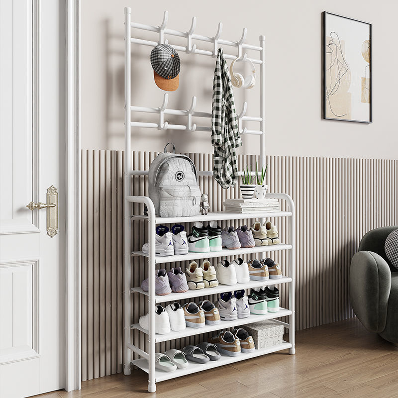 Shoe Rack Simple Multi-Layer Household Shoe and Hat Rack Dormitory Clothes Rack Floor-Standing Bedroom Simple Storage Storage