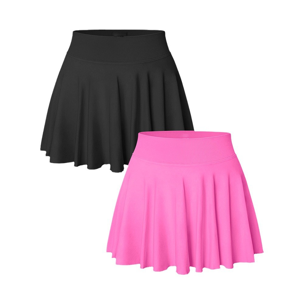 Cross-border New Tennis Skirt Yoga Skirt Outdoor Sports Running Training Pleated Skirt Dance Fitness Clothing Women