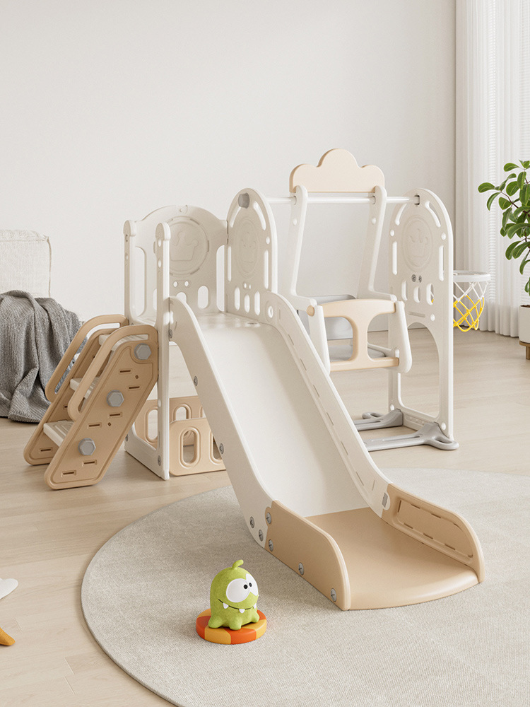 Children's Slide Indoor Home Use 2 to 10 Years Old Baby Slide Swing Three-In-One Family Multi-Functional Playground
