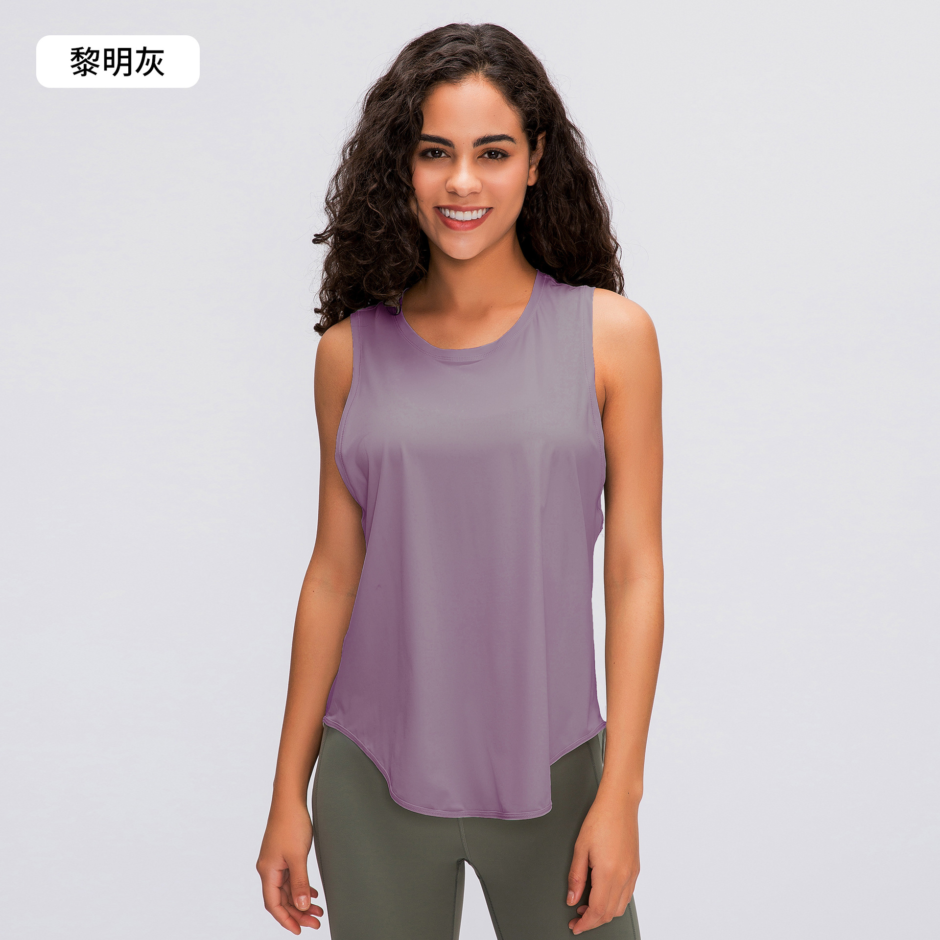 Picture of Spring and Summer New Yoga Vest T-shirt Women's Fitness Sleeveless Blouse Quick-drying Loose Yoga Top S2023
