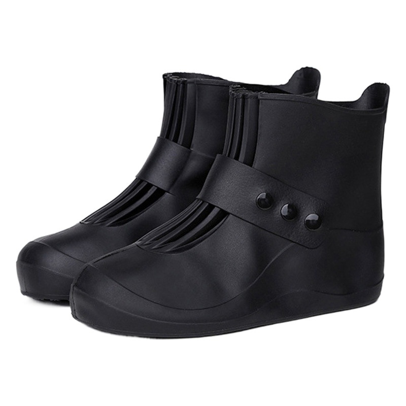 Fashionable New Male and Female Students Outdoor Travel Non-Slip Rain Shoe Covers Waterproof and Rainproof Thickened Children's Rain Shoe Covers