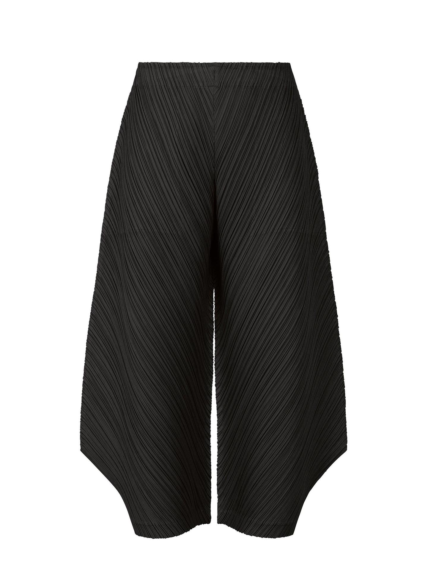 Miyake Nine-Point Harem Pants Lifetime Pleated July Pleated Silhouette Loose Casual Special-Shaped Pants for Women Pp33Jf374