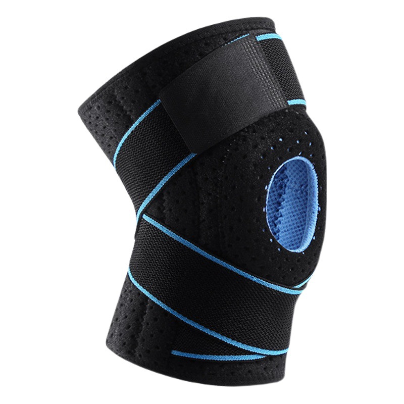 Manufacturer Outdoor Sports Pressurized Straps Basketball Running Mountaineering Cold Feeling Silicone Knee Pads Meniscus Protective Gear Wholesale