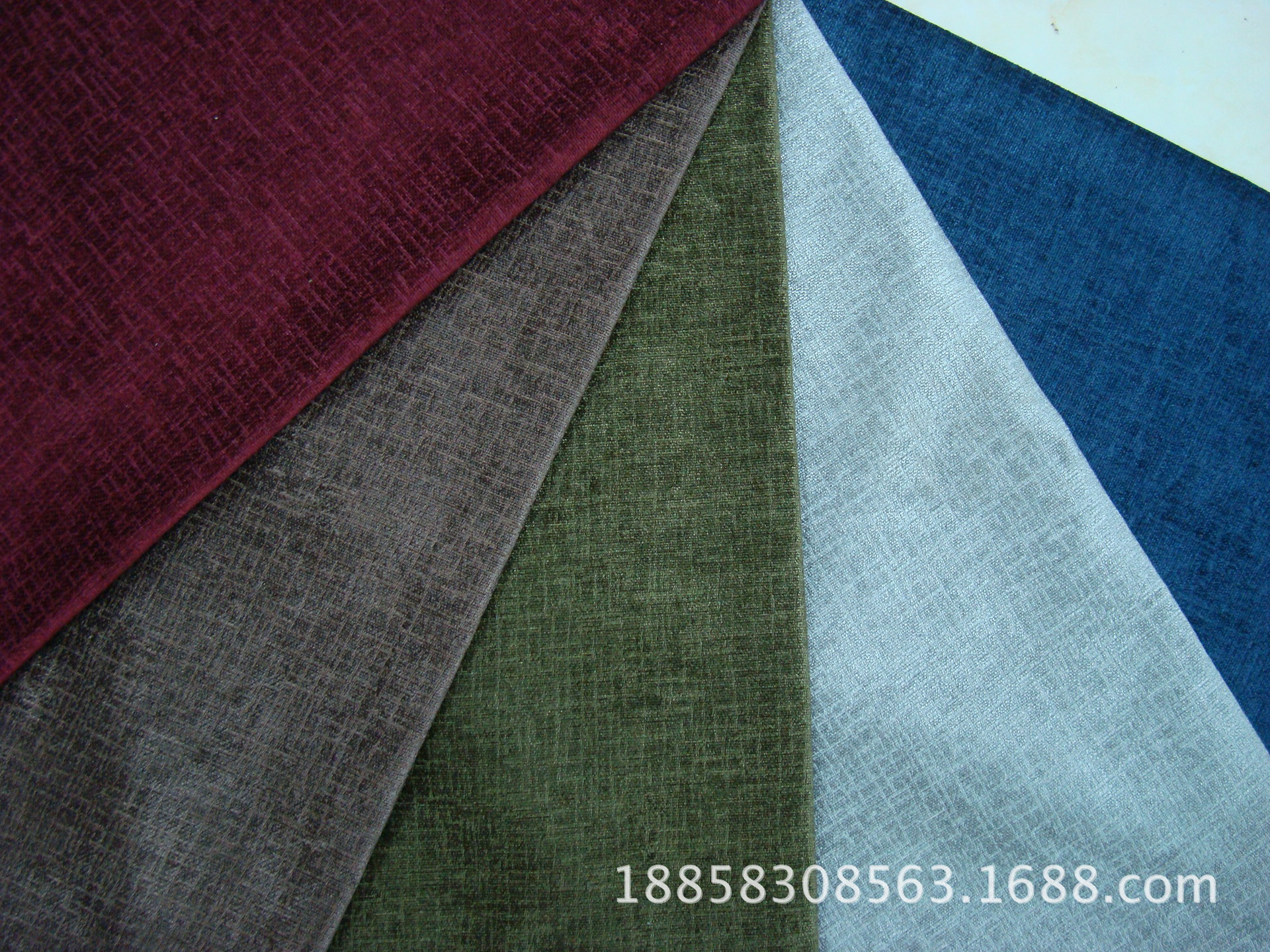Picture of Chenille Plain Flat Sofa Release Chenille Classic Best-Selling Model Elegant and Simple European Chenille Decorative Fabric