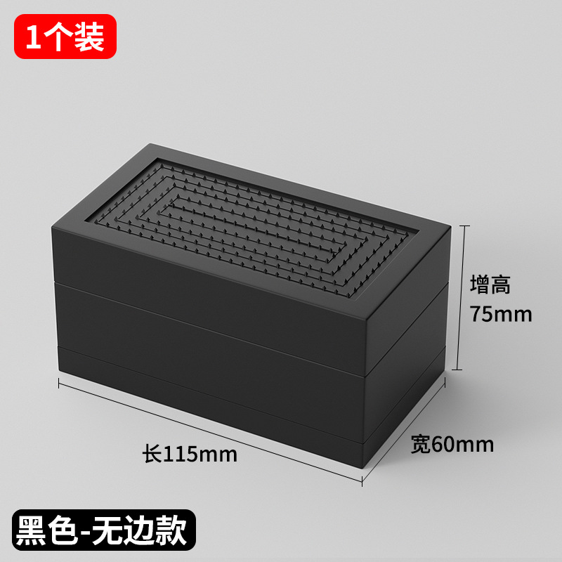 Picture of Cross-Border Amazon Black Furniture Bed Heightening Foot Pads 2 358inch Table Sofa Cabinet Tpu Anti-Slip Stacking