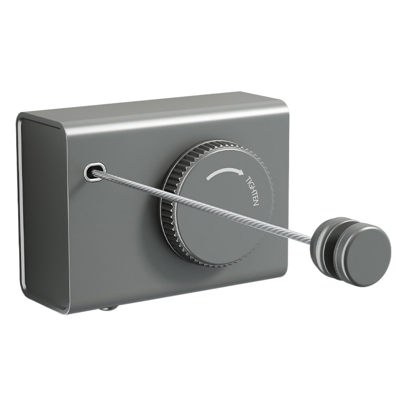 Balcony invisible clothesline retractable wire rope household hotel punch-free bathroom shrink clothes drying artifact