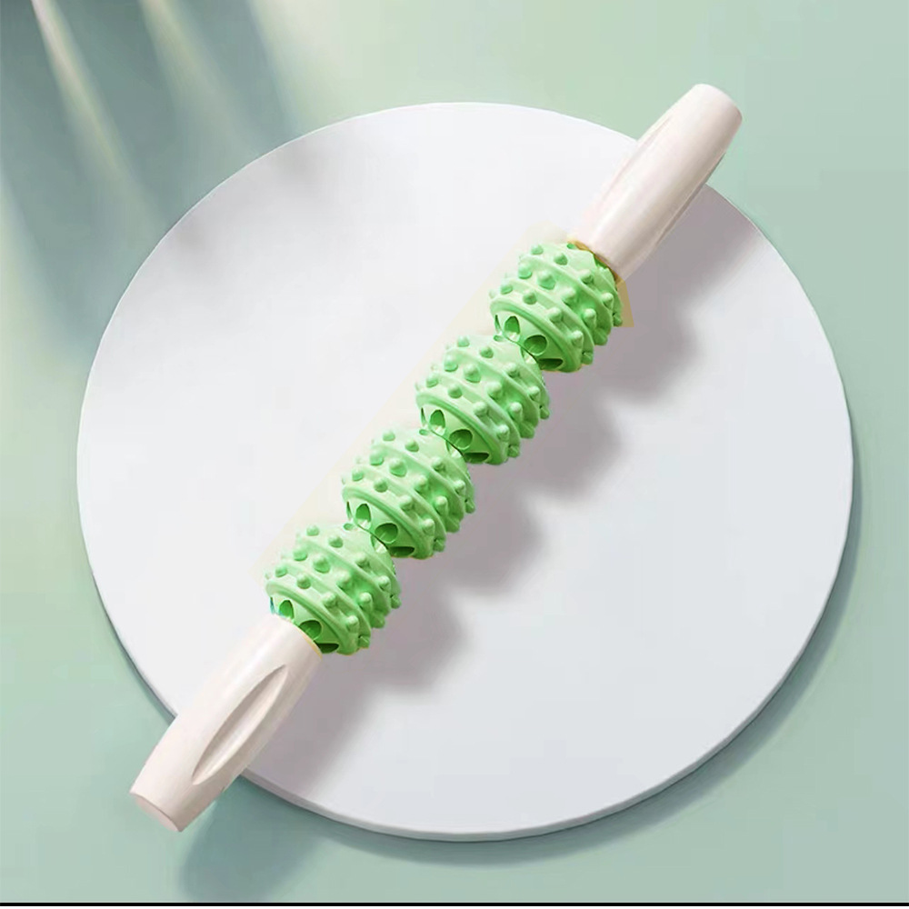 Picture of Massage Stick, Mace, Roller, Fitness Fascia Stick, Leg Muscle Relaxation Roller, Calf Yoga Stretching