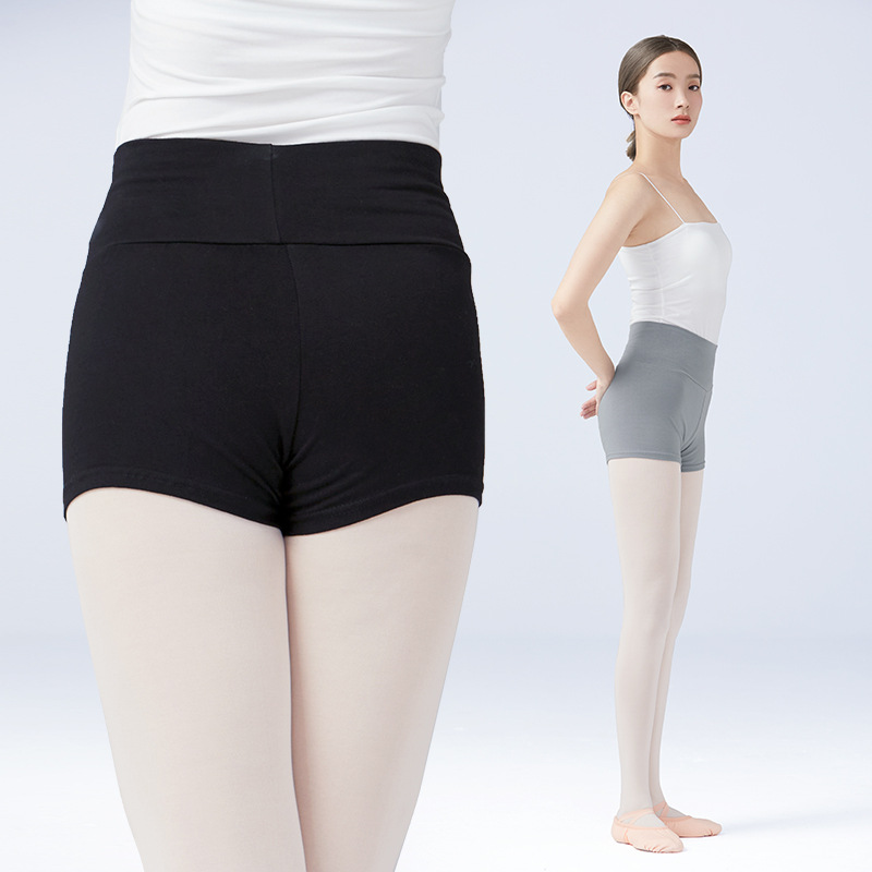 Picture of Dancing Pants Women's Summer Adult High Waist Boxer Shorts Exercise Fitness Clothing Training Stretch Dancing Bodybuilding Leggings