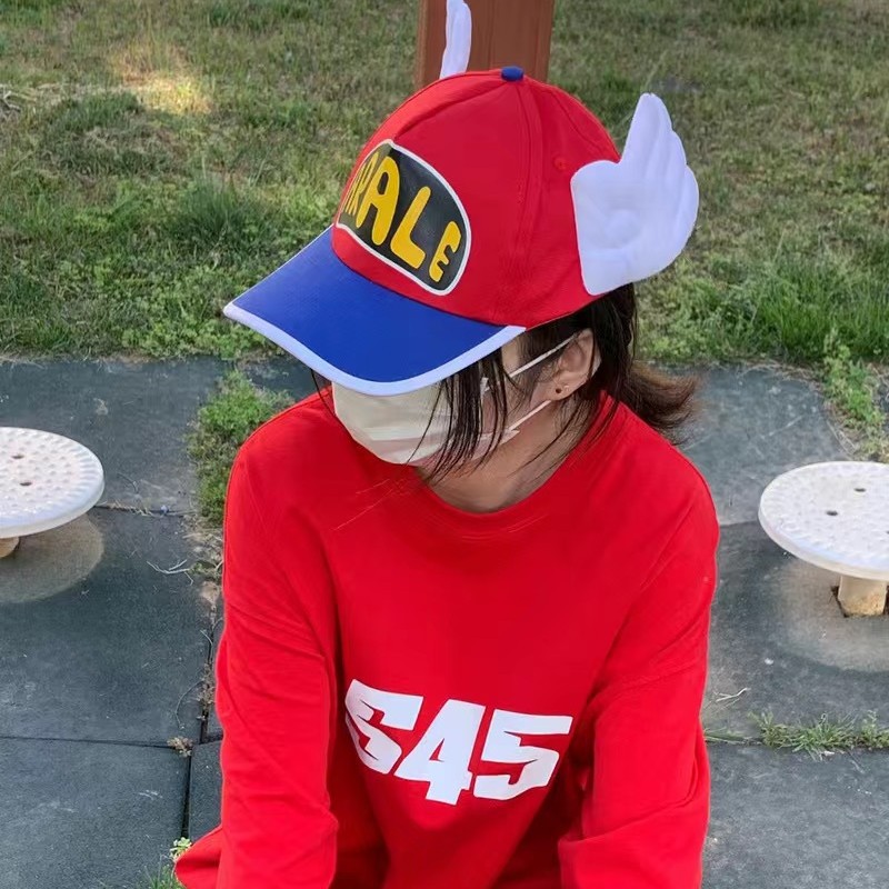 Picture of Korean-style Alalei Wings Baseball Cap Angel Cap Super Cute TikTok Same Style Adult Baseball Cap Outdoor Wings