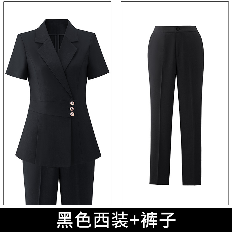 Picture of High-end professional suit suit women's summer fashion temperament goddess Fan Sales Department hotel front desk work clothes formal wear