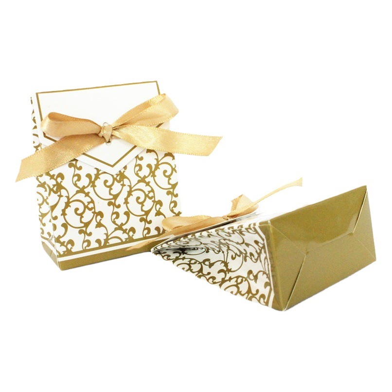 Golden Time Candy Box European Mini Small Stereo Box Creative Wedding Candy Box Chocolate Packaging Box