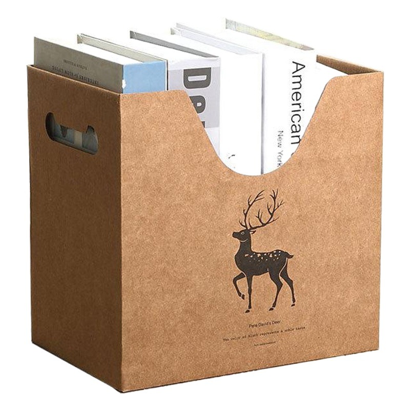 Factory wholesale direct sales DIY storage carton cowhide storage box packing moving storage carton