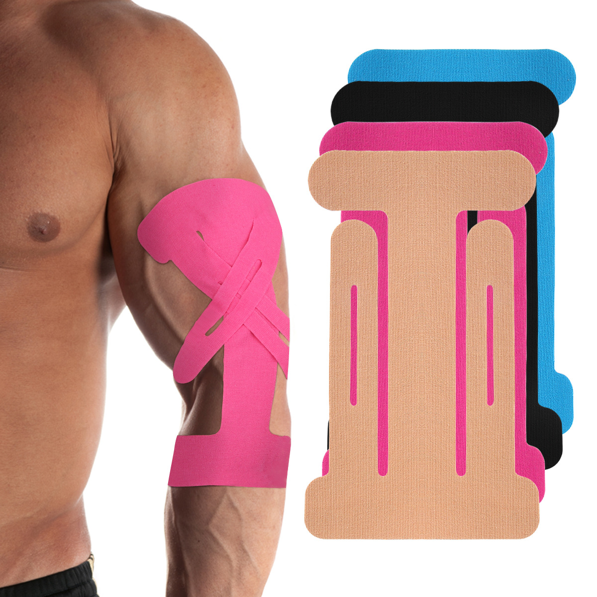 Sports elastic elbow muscle patch golf fitness basketball elbow elastic muscle internal effect fixed bandage patch