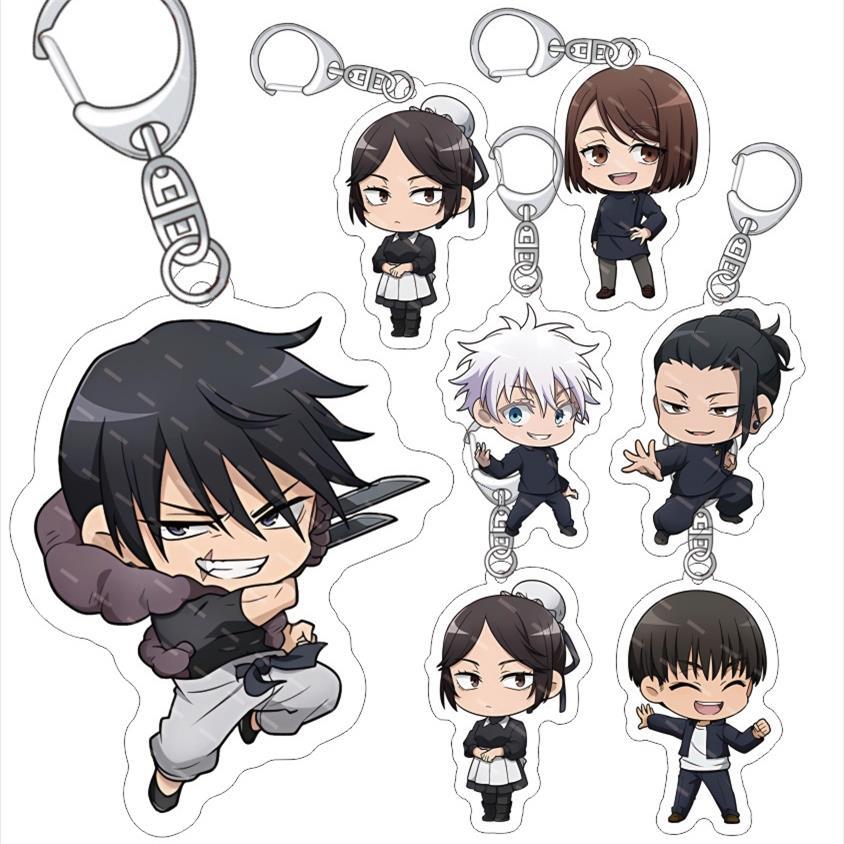 Picture of Curse back to war: Huaiyu Jade folding acrylic keychain five Wu Xia Youjie Fu black seer pendant