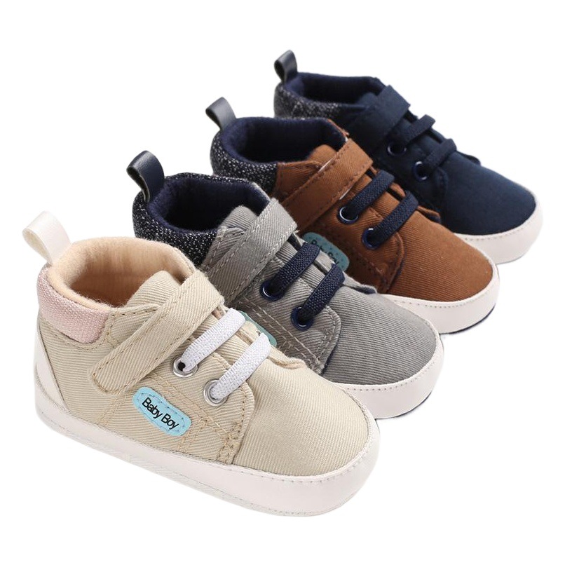Spring and Autumn 0-1 Year Old Baby Toddler Shoes Soft Bottom Baby Shoes Canvas Shoes Casual Baby Shoes
