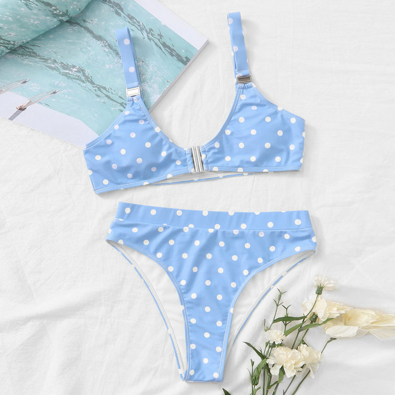 Cross-Border Export New Swimsuit Women's European and American Sexy Bikini Bikini Split Swimsuit Factory Spot Wholesale