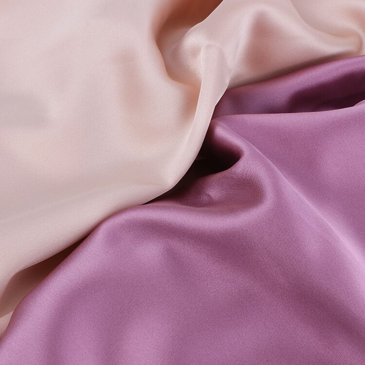 Picture of Rose forging cherry blossom forging imitation acetate fabric light elastic satin women's cheongsam dress evening dress fabric