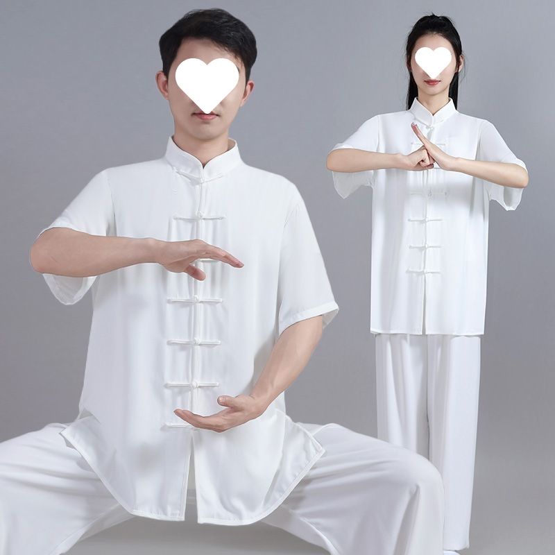 Picture of Breathable sweat absorbing tai chi tai chi pants practice clothes morning exercise eight duan brocade tai chi suit set trade source factory wholesale