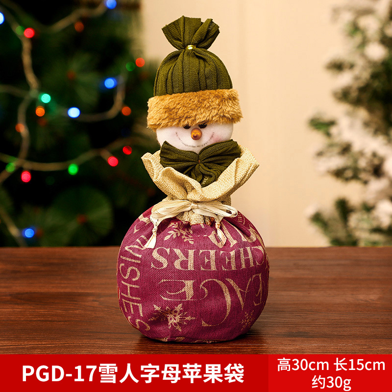 Picture of Christmas Gift Apple Bag Handbag Adult Children Children Christmas Gift Decoration High-end Gift Bag