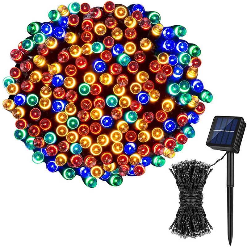 Picture of Ins Outdoor Camping Style Waterproof Solar Light String Led Ground Landscape Light 8 Functions Christmas Garden Decoration