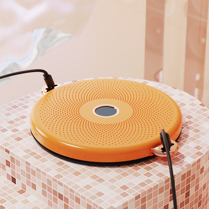 Picture of Indoor Sports Equipment Waist Twisting Turntable Yoga Dance Plastic Waist Shaping Household Waist Twisting Device Anti-slip Wave Point Waist Twisting Disc