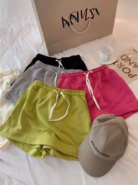 Drawstring A- line Skirt Women's Summer 2022 New Korean-style Casual All-match High Waist Slimming Short Culottes