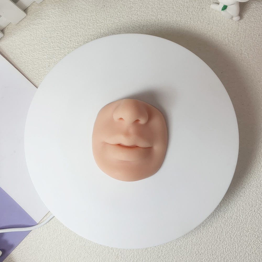 Picture of Silicone Ear Facial Features Model Nose Lip Model Training Posing Tool Nose Nail Tongue Nail Navel Nose Nail Display