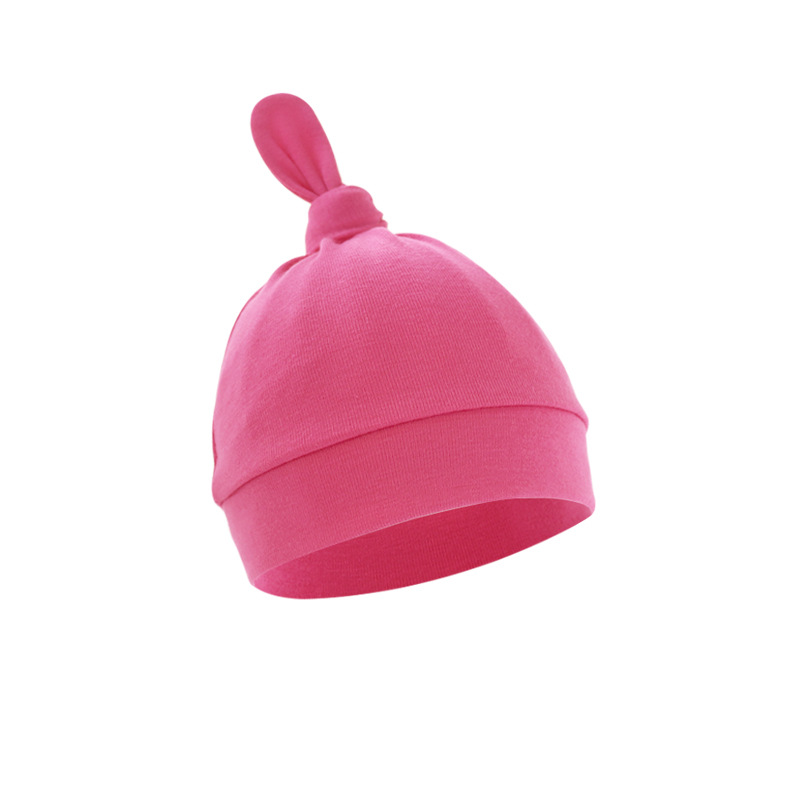 Picture of 2023 foreign trade baby pacifier hat single layer baby chirp hat baby tail hat children pullover hat