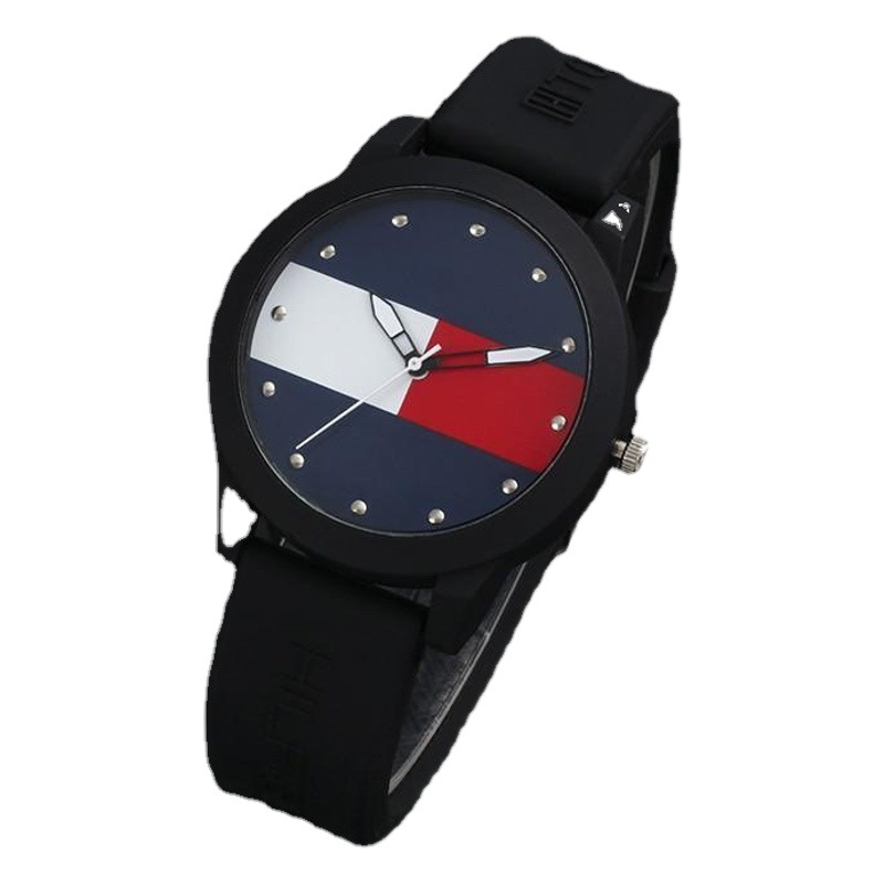New color matching jelly silicone band electronic quartz watch student casual unisex personalized quartz watch