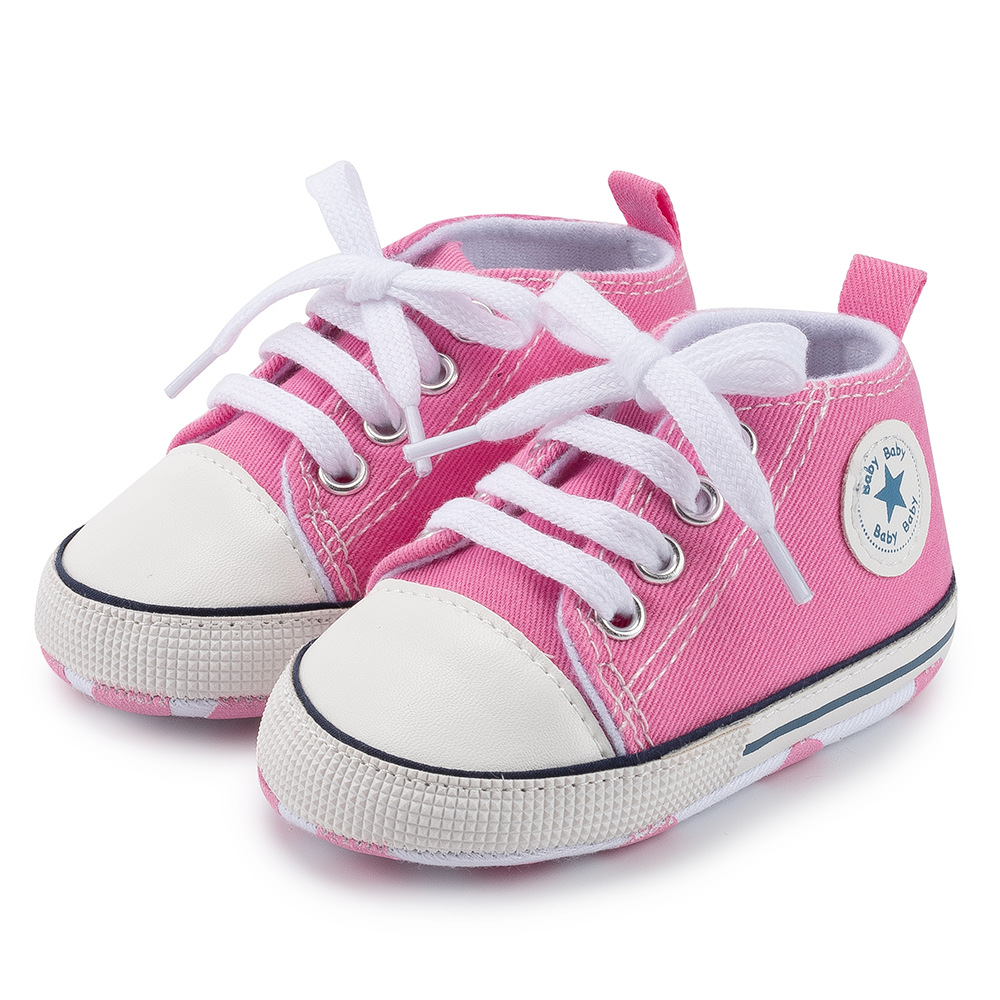 Picture of Amazon popular baby shoes baby shoes classic canvas shoes children's shoes soft bottom toddler shoes baby shoes