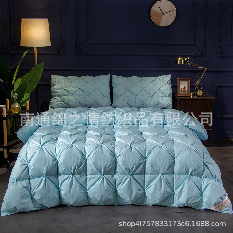Picture of Cotton Down Velvet Quilt Core Quilt Cotton Twisted Flower Feather Silk Quilt Thickened Warm Winter Quilt Micro Business Generation Hair