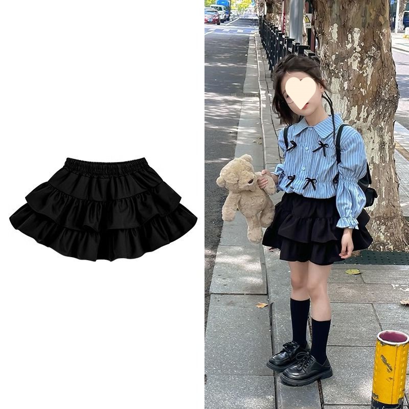 Picture of Spring clothing girls' suit 2024 New girls' baby shirt children's spring princess style spring and autumn fashion two-piece skirt