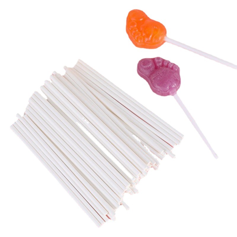 Lollipop Paper Sticks Chocolate Candy Sticks 100 Pieces Baking DIY Handmade Starry Sky Sticks Cake Pick Paper Sticks