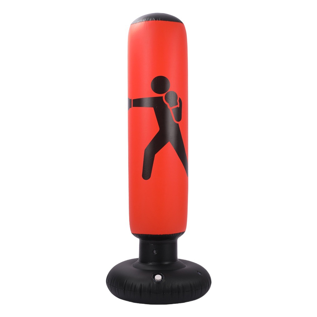 Cross-Border Inflatable Sandbag Inflatable Boxing Column Home Fitness Vertical Sandbag Tumbler Adult Vent Toy