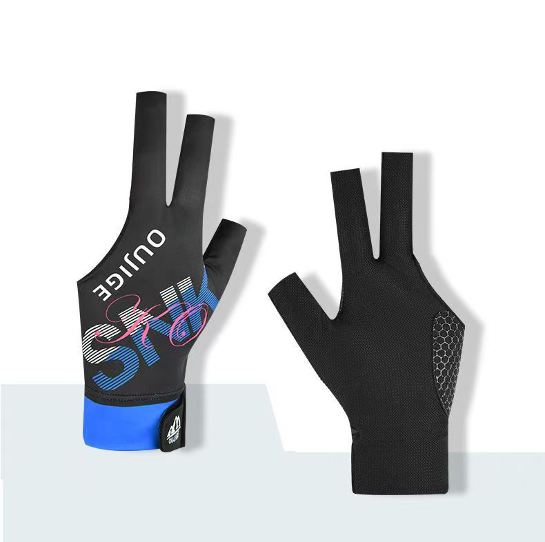 Picture of Billiards Gloves, Professional Snooker Billiards Gloves, Breathable, Quick-Drying, Wear-Resistant, Comfortable, Non-Slip, Fingerless, Light and Two-Finger Gloves