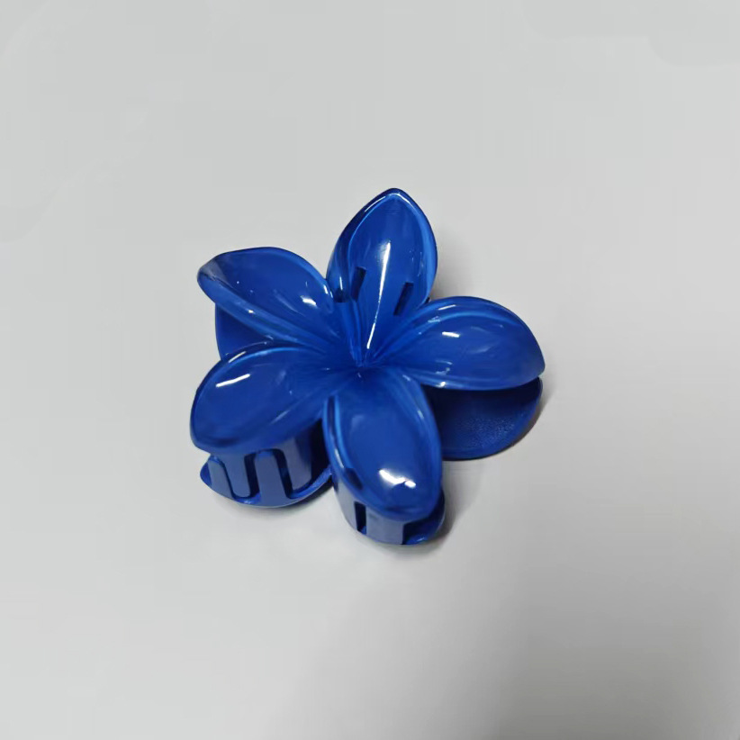 Picture of Cross-border egg flower clip large high-grade gradient Flower hairpin back head updo ponytail shark clip headdress