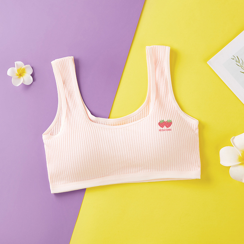 Picture of Girl's underwear development period student girl's high school student underwear pure cotton vest girl's junior high school student underwear
