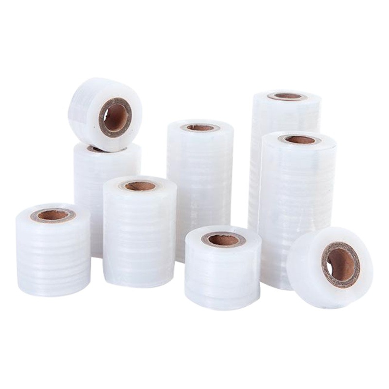 PE small wrapping film 5cm 6cm industrial fresh-keeping take-out packaging, slitting and grafting stretch film wholesale