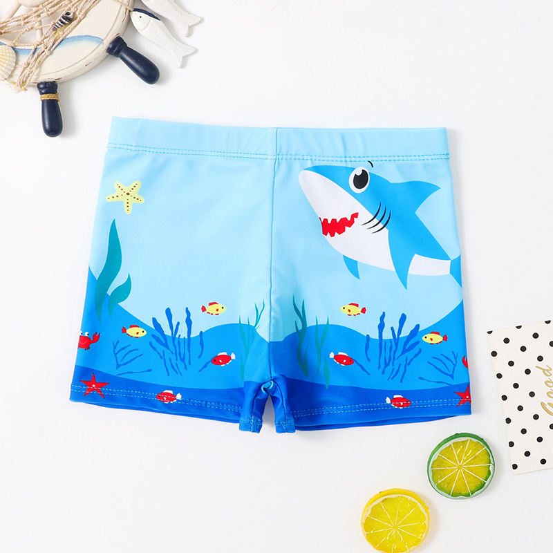 Picture of Cartoon boys swimsuit baby swimsuit good fabric boys small and medium-sized children swimming trunks a generation of children's swimming trunks