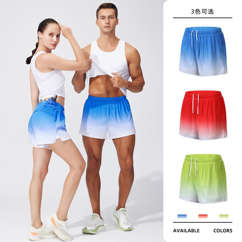 Amazon Double-layer Shorts Unisex Anti-embarrassment Swimming Trunks Loose Beach Pants Casual Sports Quick-drying Shorts