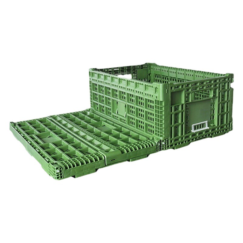 Back to Dane Inverted Folding Basket Fresh Vegetables and Fruits Cold Chain Turnover Frame Warehouse Store Supermarket Stacking Egg Basket