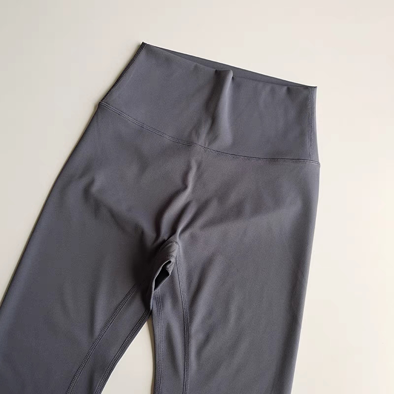 Picture of No Embarrassment Line Yoga Trousers Naked High Waist Sports Tights Quick-drying Breathable Running Fitness Training Leggings