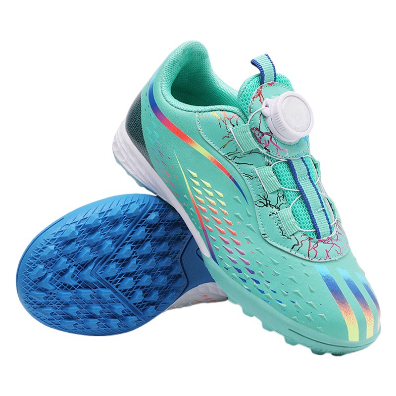 Autumn broken nails children's football shoes genuine goods TF boys and girls students breathable non-slip competition training sneakers cross border